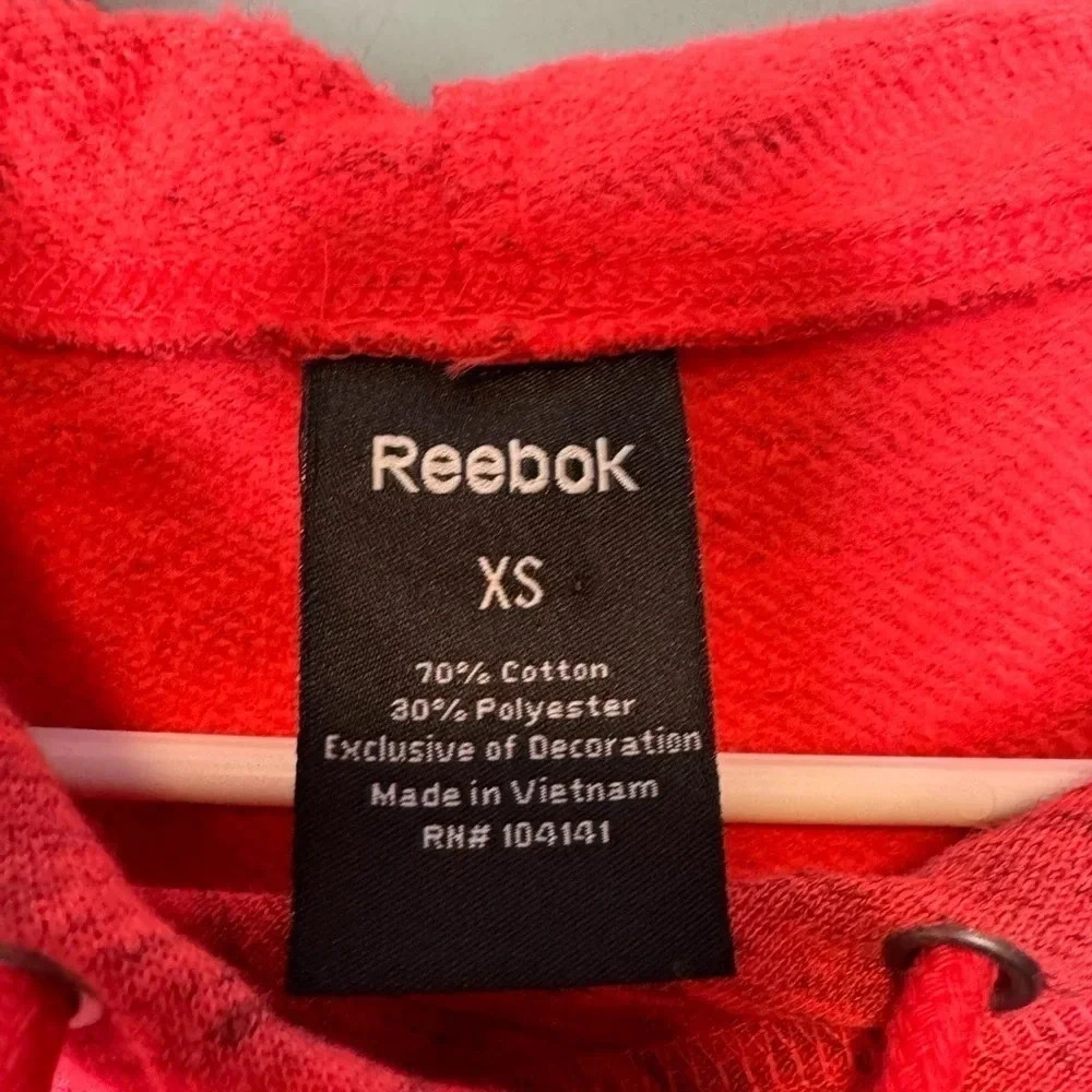 Reebok‎ NWT Womens Red Hoodie XS - Picture 4 of 6